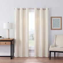 Load image into Gallery viewer, 42" X 84" Windsor Blackout Curtain Panel Cream - Eclipse