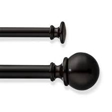 Load image into Gallery viewer, 66" - 120" Double Rod Ball Oil Rubbed Bronze - Threshold