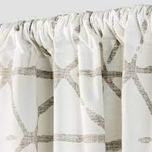 Load image into Gallery viewer, 95" x 54" Sketched Triangle Curtain Panel Gray - Project 62