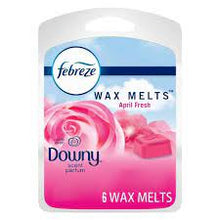 Load image into Gallery viewer, Febreze Odor-Eliminating Wax Melts Air Freshener Refills with Downy Scent - April Fresh - 6ct