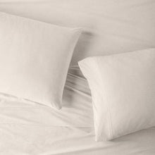 Load image into Gallery viewer, Queen Jersey Solid Sheet Set Natural - Casaluna