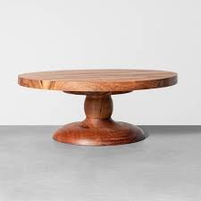 Short Wood Cake Stand - Hearth & Hand with Magnolia