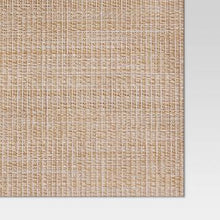 Load image into Gallery viewer, Textilene Woven Metallic Placemat Gold - Threshold