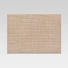 Load image into Gallery viewer, Textilene Woven Metallic Placemat Gold - Threshold