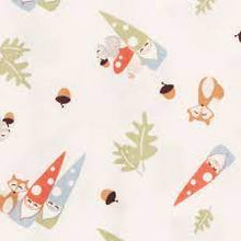 Load image into Gallery viewer, Trend Lab Deluxe Flannel Fitted Crib Sheet - Forest Gnomes