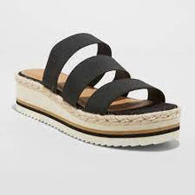 Load image into Gallery viewer, Women's Florence Sporty Platform Sandals - Universal Thread Black 9