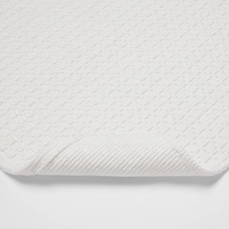 20 X 34 Antimicrobial Bath Mat White - Total Fresh – Brands 4 Less