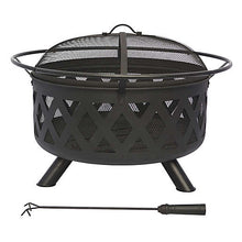 Load image into Gallery viewer, 24&quot; Steel Lattice Wood Burning Fire Pit - Bond
