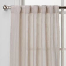 Load image into Gallery viewer, 42&quot; x 36&quot; Curtain Tier Bonaire Beige - Threshold
