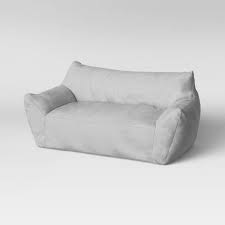 Bean Bag Loveseat Gray - Room Essential