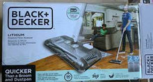 Load image into Gallery viewer, Black+Decker Lithium Powered Sweeper - White
