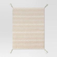 Load image into Gallery viewer, Cotton Printed Placemat with Tassels Beige - Threshold
