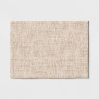 Cotton Woven Textured Placemat Brown - Threshold