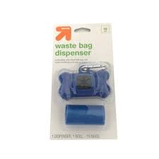 Dog Waste Bag Dispenser with 1 Roll of Bags/15ct - up & up