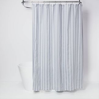 Dyed Shower Curtain Blue - Threshold