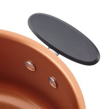 Load image into Gallery viewer, Farberware Reliance Pro 14pc Copper Ceramic Nonstick Cookware Set Black
