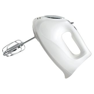 Hamilton Beach 6-Speed Hand Mixer with Case - White