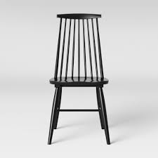 Harwich High Back Windsor Dining Chair Black - Threshold