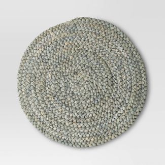 Maize Charger Placemat Gray - Threshold