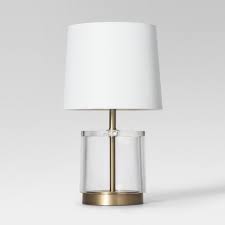 Modern Acrylic Accent Lamp Brass - Project 62