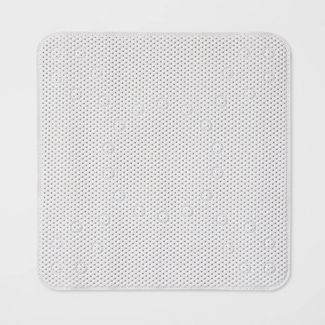 PVC/Cushion Shower Stall Mat White - Room Essentials
