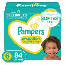 Pampers Swaddlers Disposable Diapers - Size 6 - 84ct