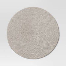 Load image into Gallery viewer, Polyround Charger Placemat Light Gray - Threshold
