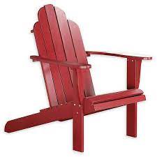 Red Adirondack Chair - Linon