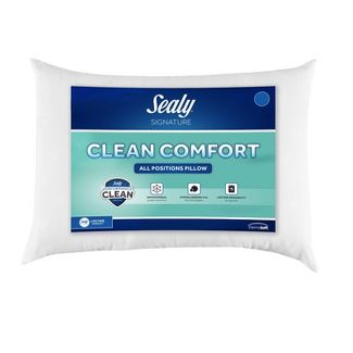 Sealy Standard Clean Comfort Antimicrobial All Position Bed Pillow