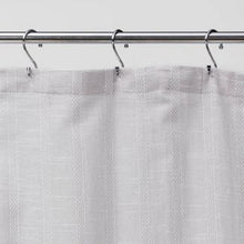 Load image into Gallery viewer, Tonal Striped Shower Curtain Gray - Threshold
