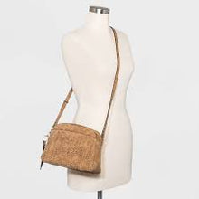 Load image into Gallery viewer, VR NYC Laser Cut Dome Crossbody Bag - Natural
