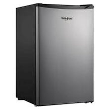 Load image into Gallery viewer, Whirlpool 4.3 cu ft Mini Refrigerator Stainless Steel
